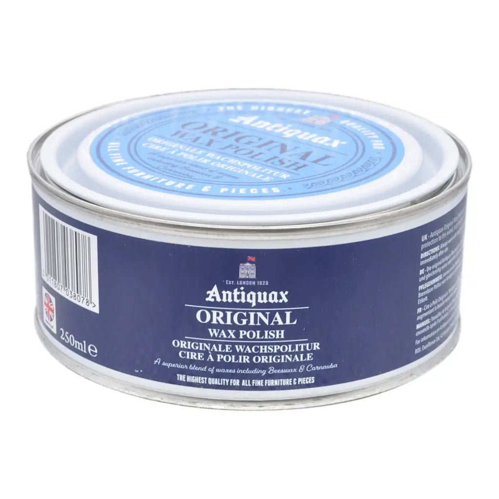Antiquax Original Wax Polish container on a white background