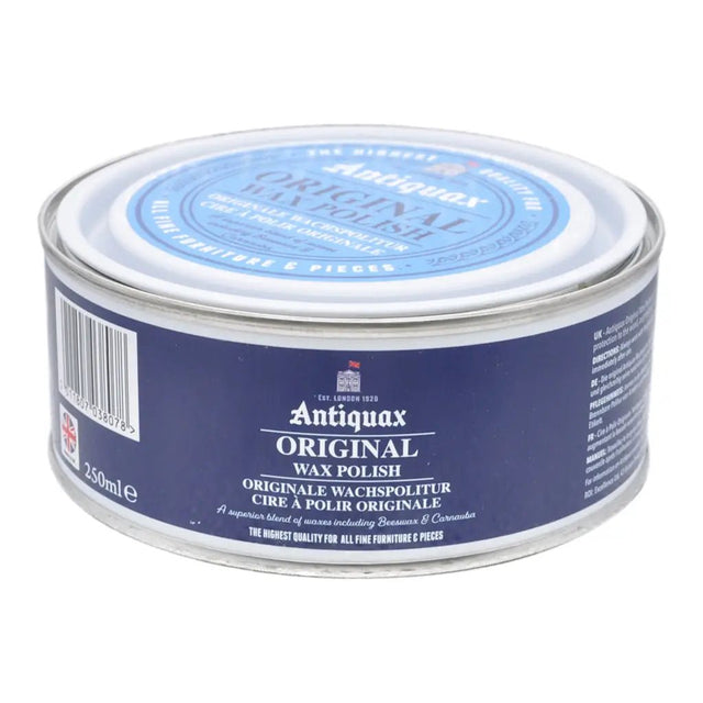 Antiquax Original Wax Polish container on a white background