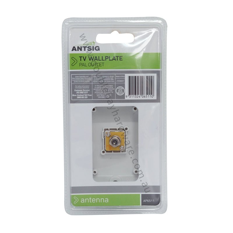 ANTSIG TV Wallplate Pal Outlet AP6511