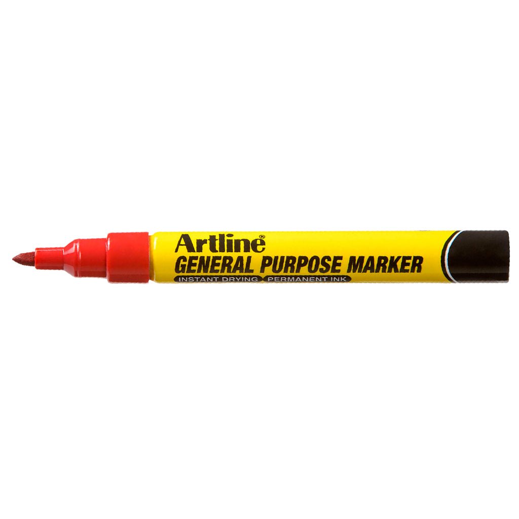 Artline General Purpose Marker Pen Red 1.5mm 195102R