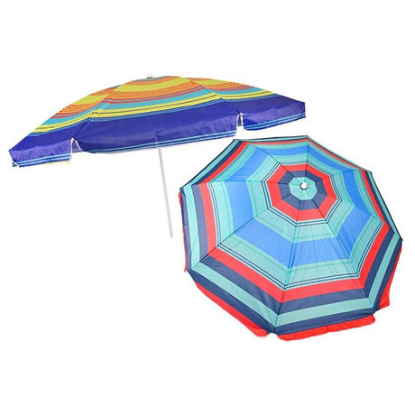 Beach Umbrella Colourful Stripe 2M SUM - 787