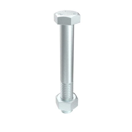 Bremick Hex Head Bolt And Nut Zinc Plated ¼" X 2½"