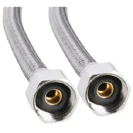 Bromic SS316 Water Connector Hose 1/2BSPF 8X450mm 8WSB0450 - 1