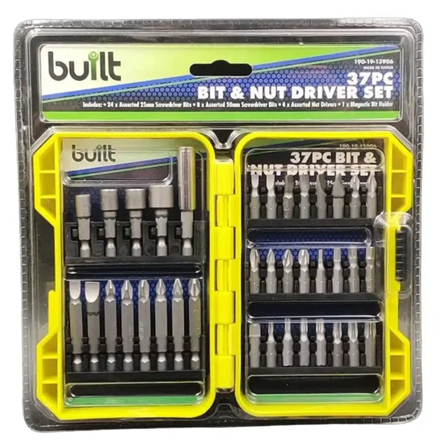Built Bit & Nut Driver Set 37Pcs 190 - 19 - 13906