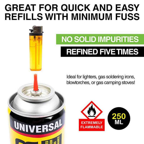 Butane Lighter Refill 250ml 144679