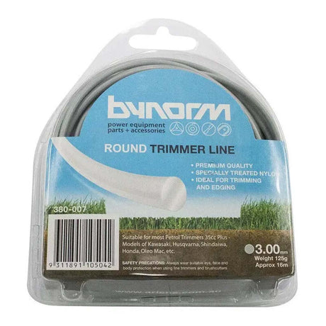 bynorm Weed Trimmer Line Grey 3.00mmx16m 380 - 007