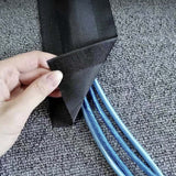 Cable Cover For Carpet or Hard Surface 0.1X1m Black