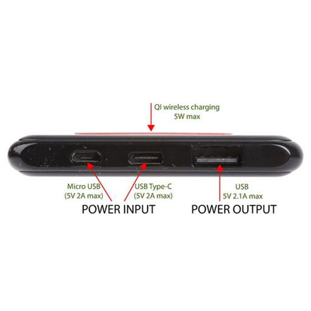 Camelion Power Bank 10000mAh Qi Wireless Charger PSW100 - HCB