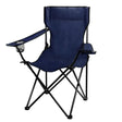 Camping Chair With Cup Holder Blue