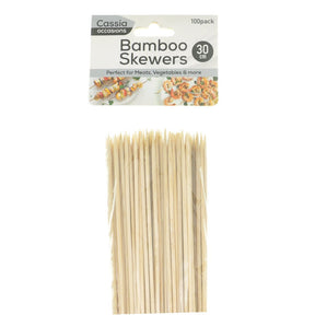 Cassia Bamboo Skewers 30cm 100pcs KT - 236
