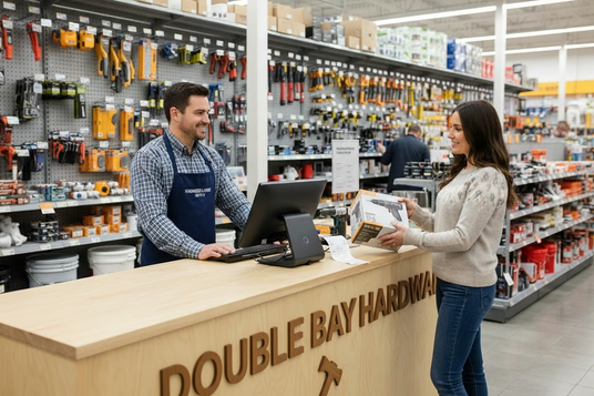change name to "Double Bay Hardware"