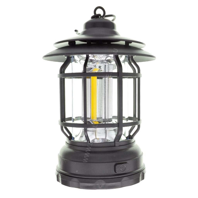 COB Camping Lamp Black 11.5x11.5x18cm K - 20
