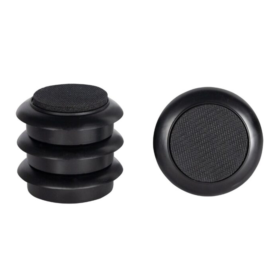 Cold Steel Anti Slip Round Castor Cups Black 45mm 35119