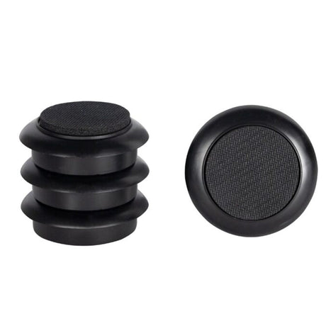 Cold Steel Anti Slip Round Castor Cups Black 45mm 35119