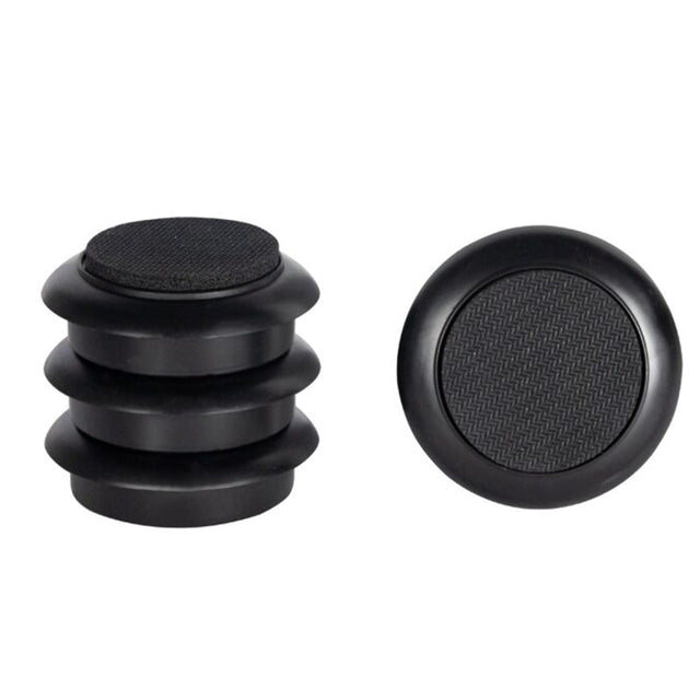 Cold Steel Anti Slip Round Castor Cups Black 45mm 35119