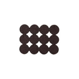 Cold Steel Brown Felt Furniture Adhesive Scratch Protector 19mm 20Pcs 35061