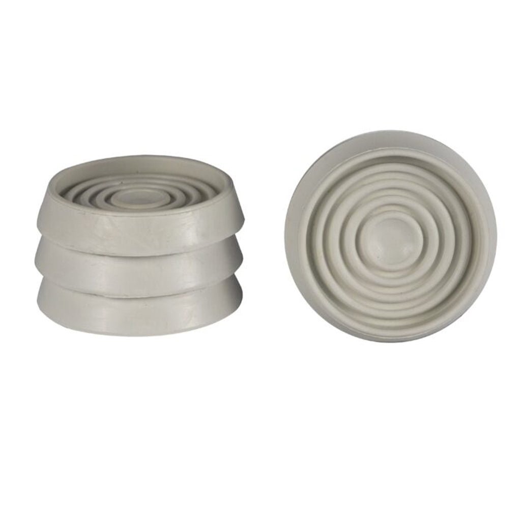 Cold Steel Round Rubber Castor Cups Ivory 44mm 35125
