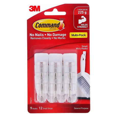 3M Command small wire hooks packaging on a white background