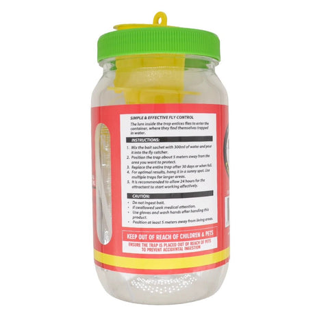 Conquer Hanging Fly Trap With Refill 8x20cm HOM - 940