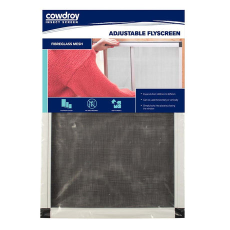 cowdroy Adjustable Flyscreen Expand 485 - 925mm