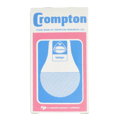Crompton Crown Silver Top Incandescent Light Bulb E27 250V 60W 11115