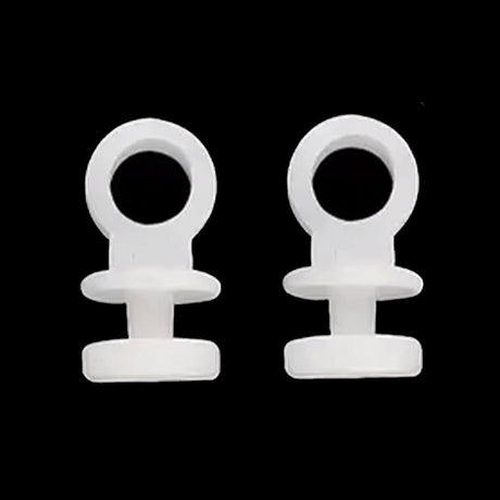 Curtain Pulley Glider For Curtain Track Plastic White 10Pcs