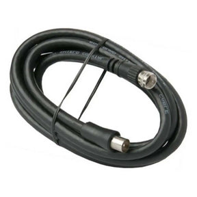 Coiled cable with connectors on a white background