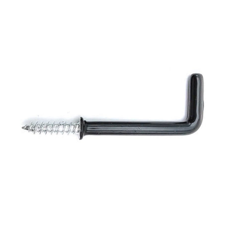 DB Hardware Square Hooks Black 50mm 10Pcs
