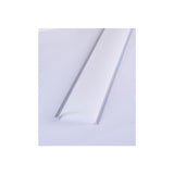 Door Finger Guard 17X120cm White Frosted Hard PP For 90° Open Door