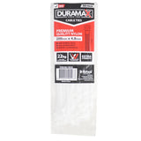 Duramax Cable Ties 200x4.8mm White 50Pcs 19516