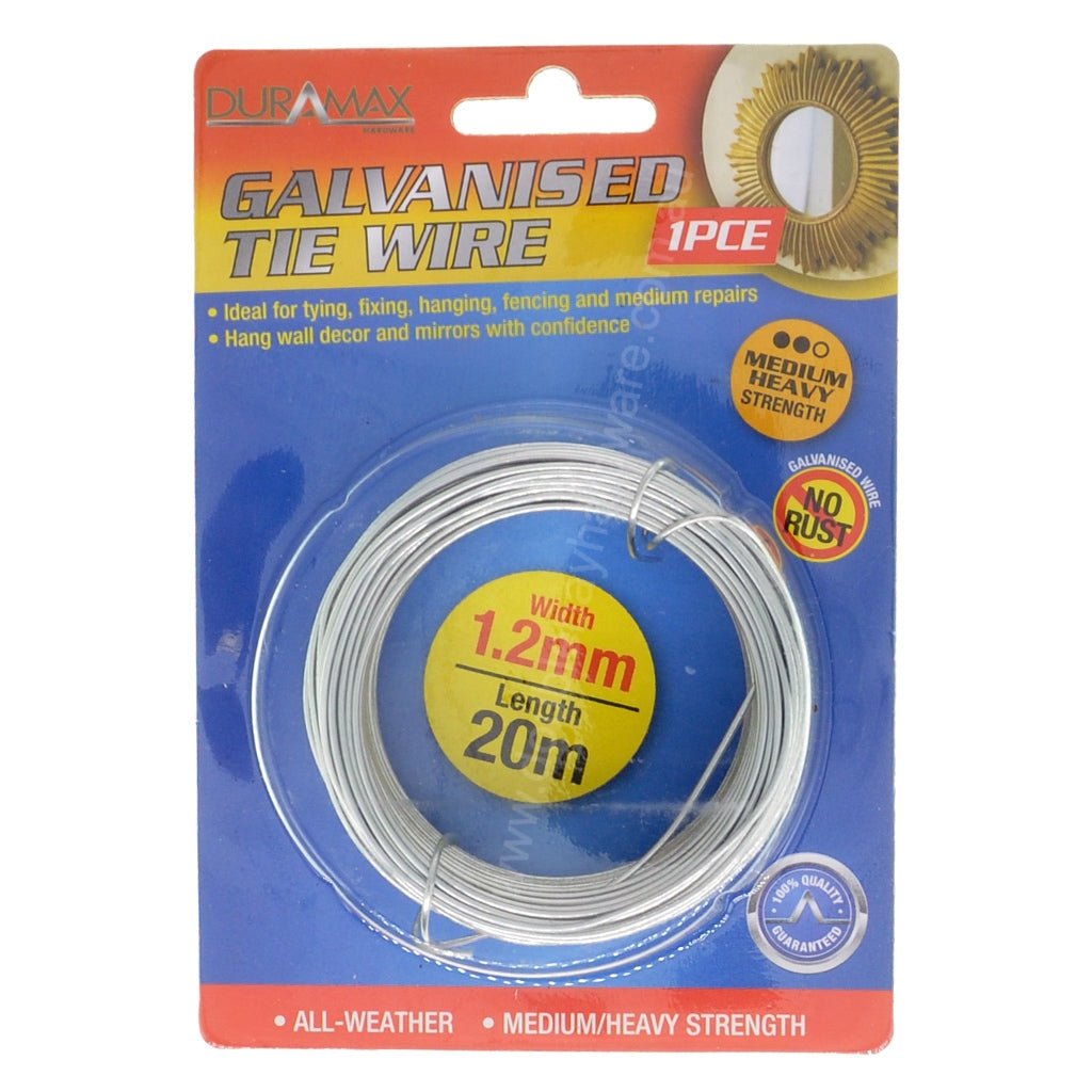 DURAMAX Galvanised Tie Wire 1.2mm X20m HAR499