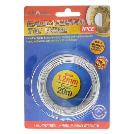 DURAMAX Galvanised Tie Wire 1.2mm X20m HAR499