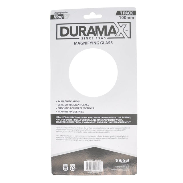Duramax Magnifying Glass 100mm 3X HAR - 277