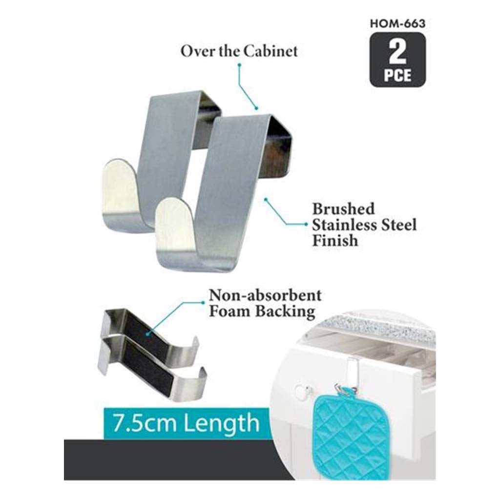 DURAMAX Over Door Hook Stainless Steel 7.5cm HOM - 663