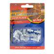 DURAMAX Shelf Supports 5mm Diameter Pin Clear Plastic 12Pcs