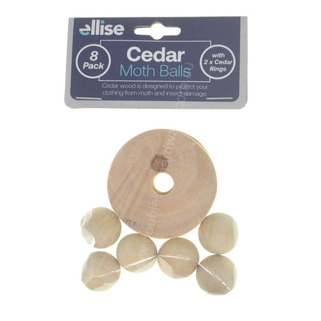 ellise Cedar Moth Balls 8pcs HOM - 839