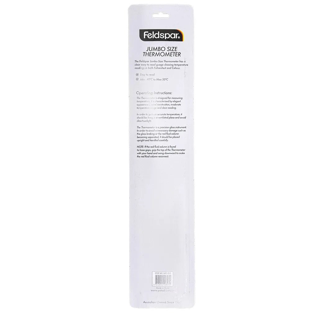 Feldspar Garden Thermometer Jumbo Size GAR - 032