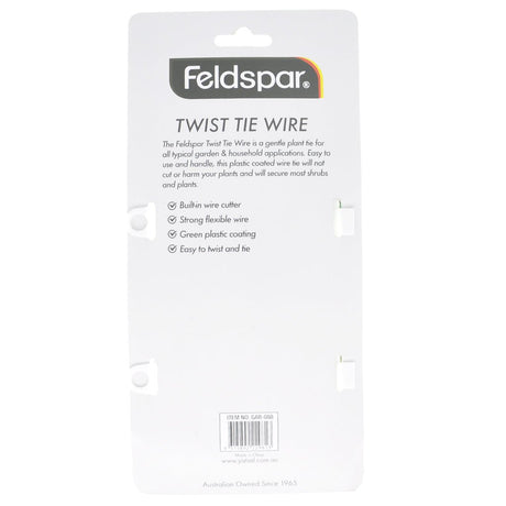 Feldspar Garden Twist Tie Wire 40M With Cutter GAR - 088