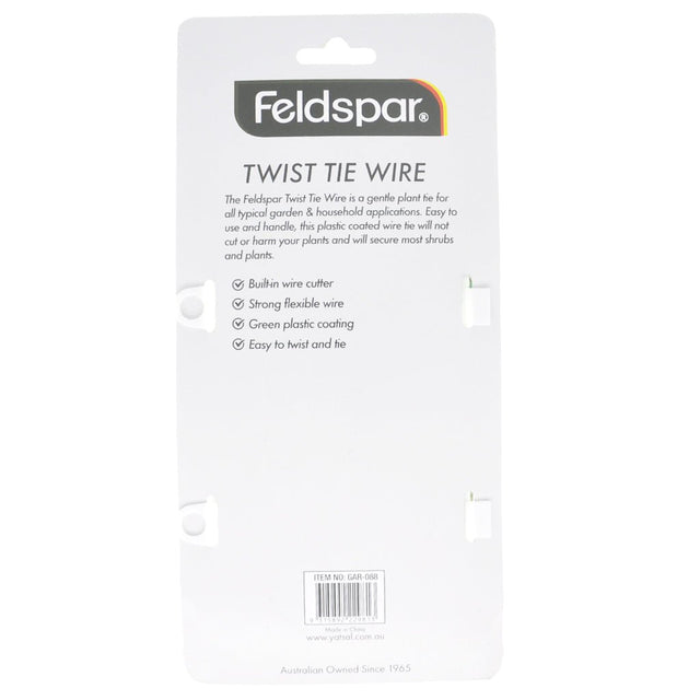 Feldspar Garden Twist Tie Wire 40M With Cutter GAR - 088