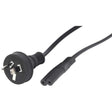Figure 8 IEC C7 to Mains Power Cable 1M Black ACL104 - 1