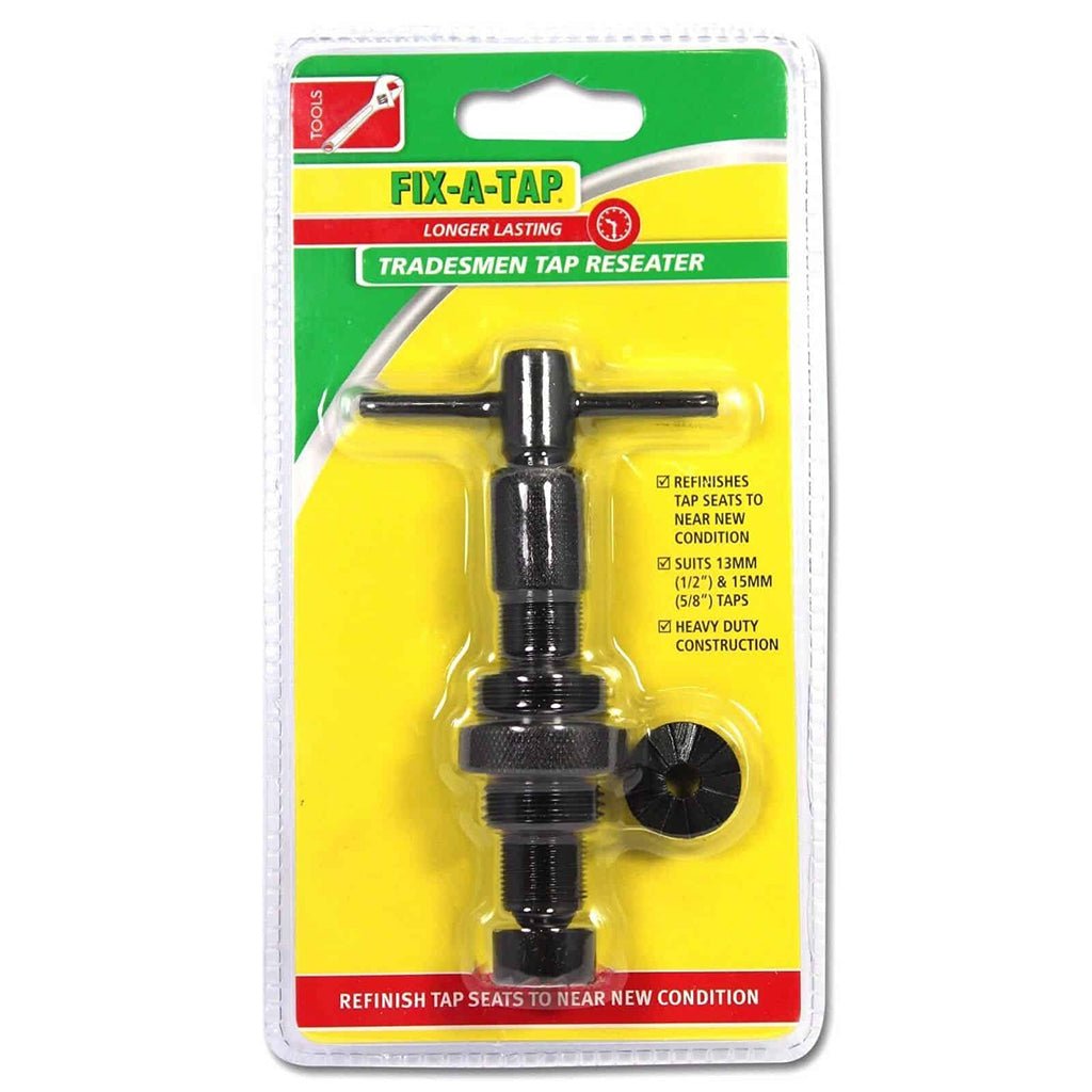 Tap Reseating Fix-A-Tap Tradesmen Tap Reseater 13mm & 15mm 209412 Tap Reseater Double ...