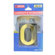 Fixon Adhesive House Number 0 Sign 59x49x2mm F1780