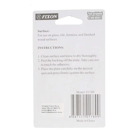 Fixon Adhesive House Number 9 Sign 59x49x2mm F1789