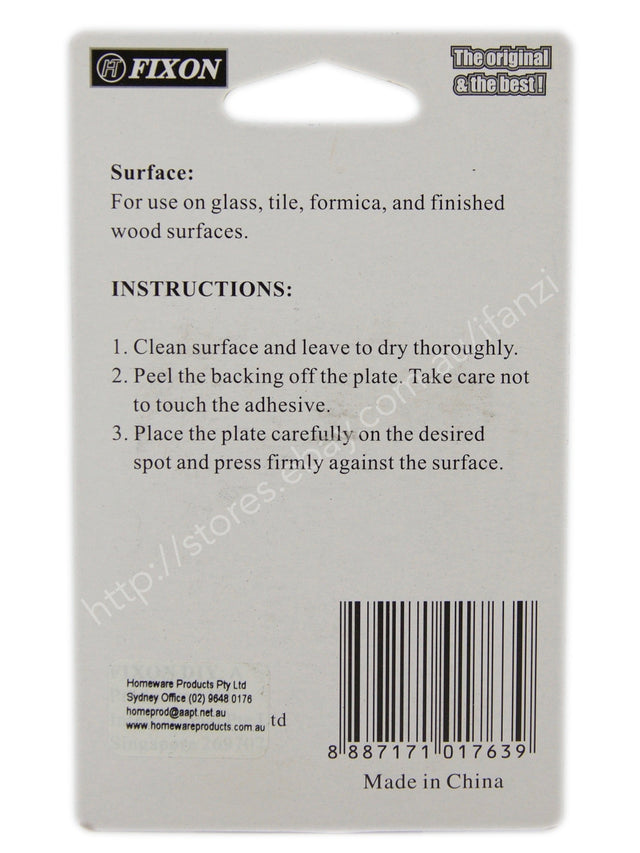 Fixon Adhesive Sign Number 3 59x49x2mm F1763