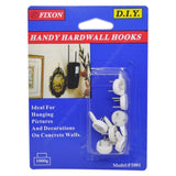 FIXON Handy Hardwall Nail Hooks On Concrete Wall 1000g 7Pcs F1001