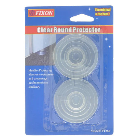 Fixon Rubber Round Protector Clear 55mm 4Pcs F1260