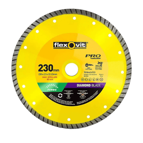 flexovit Diamond Cutting Blade 230x25.4/22.2mm For Concrete,ClayBrick,Cement Block