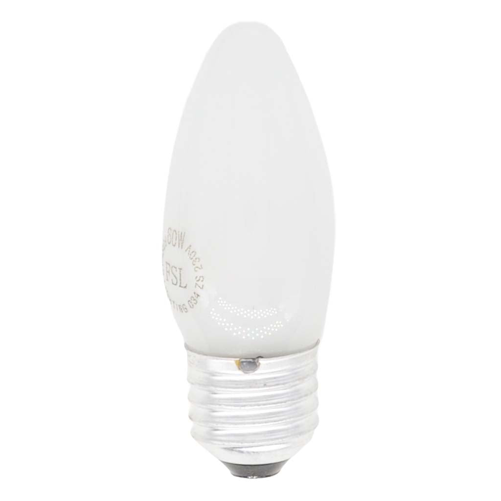FSL Candle Incandescent Light Bulb E27 240V 60W Pearl