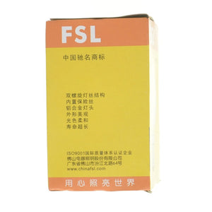 FSL Fancy Round Incandescent Light Bulb E14 240V 60W Frost 1000358