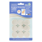 Furniture Protection Cushion Trimming Mat Round 25mm 18Pcs 2186